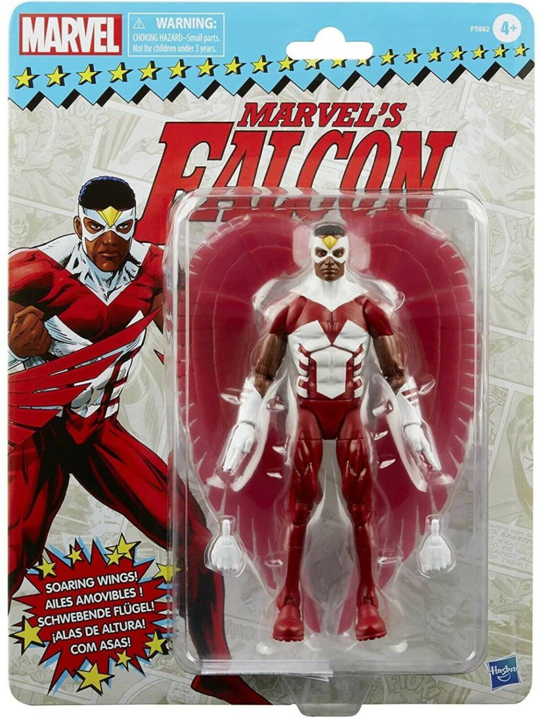 Sammelfiguren Hasbro Marvel Legends - Retro Action Figure Falcon (F5882)